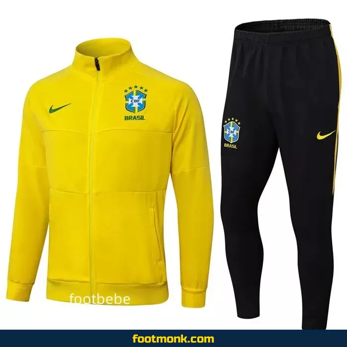 Ensemble veste Brésil 2025 2026 jaune