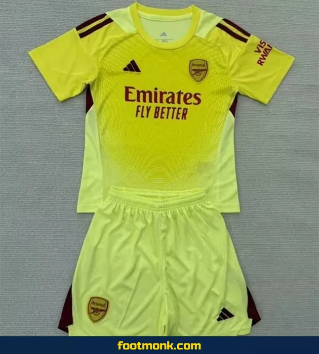 Maillot Arsenal Enfant 2025 2026 jaune