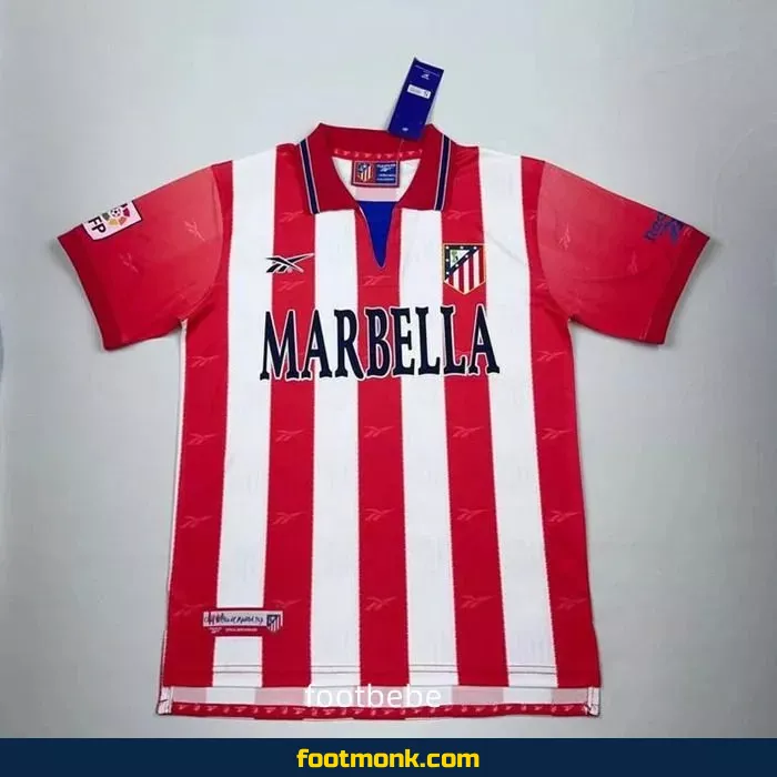 Maillot Atletico Madrid Vintage 1998 1999 domicile