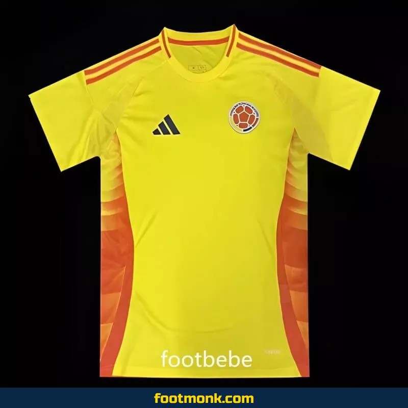 Maillot Colombie 2024 2025 domicile jaune