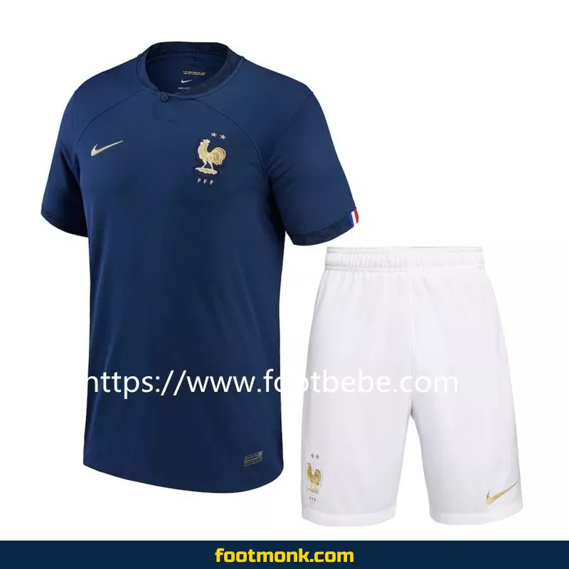 Maillot France Enfant Coupe du monde 2022 domicile