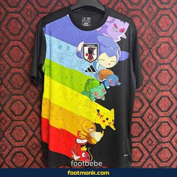Maillot Japon 2024 2025 digimon noir
