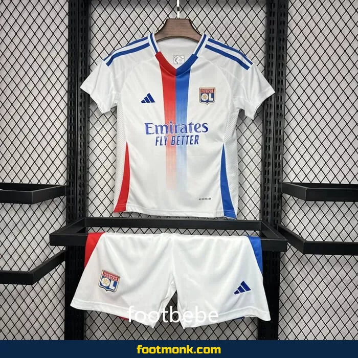 Maillot Lyon Enfant 2024 2025 domicile Blanc