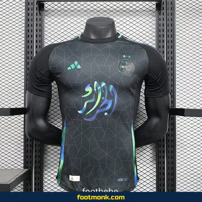 Maillot Match Algérie 2024 2025 édition spéciale noire