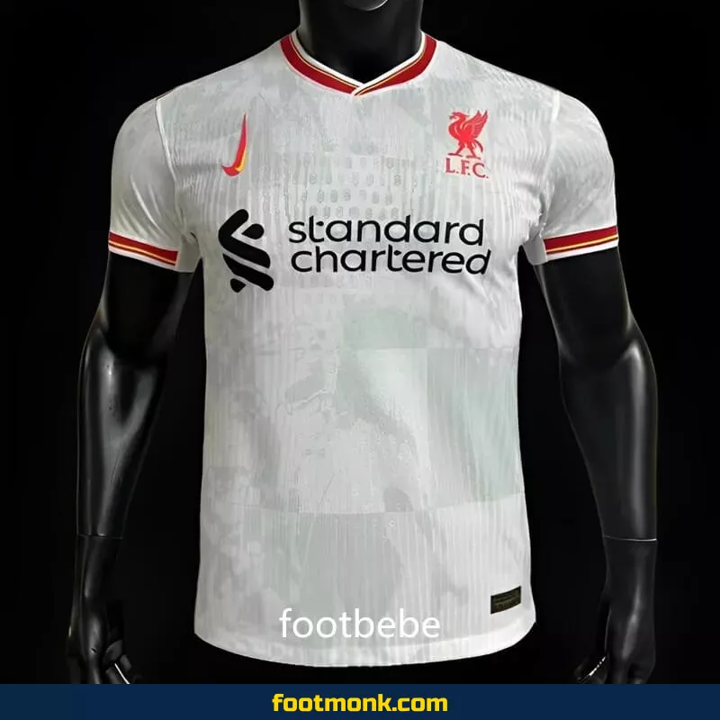 Maillot Match Liverpool 2024 2025 Third Blanc