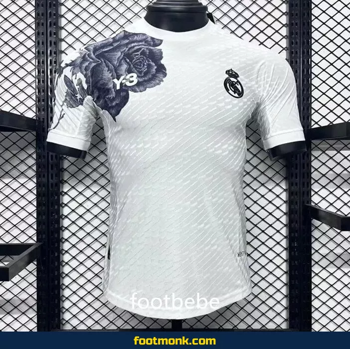 Maillot Match Real Madrid Y3 2024 2025 Blanc