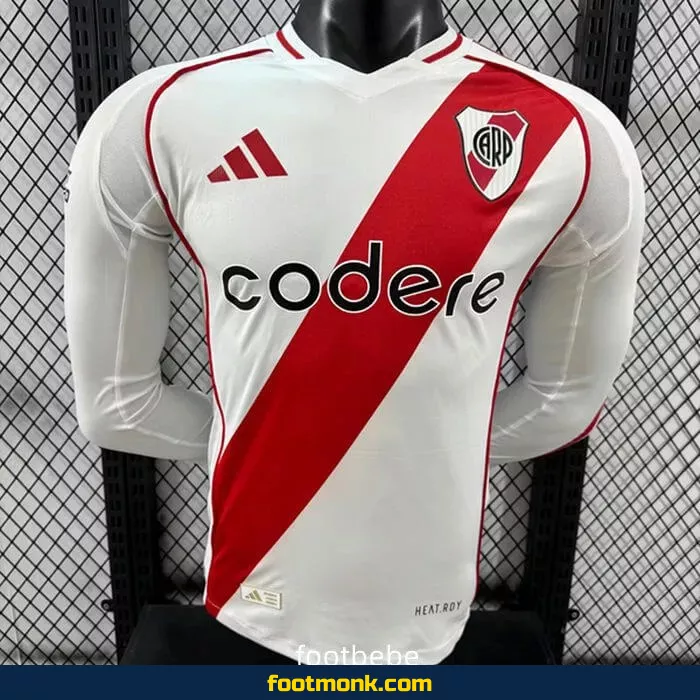 Maillot Match River Plate 2024 2025 domicile manches longues