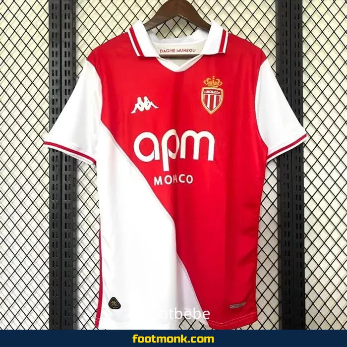 Maillot Monaco 2024 2025 domicile