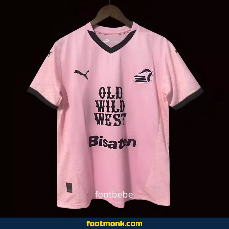 Maillot Palermo 2024 2025 domicile rose