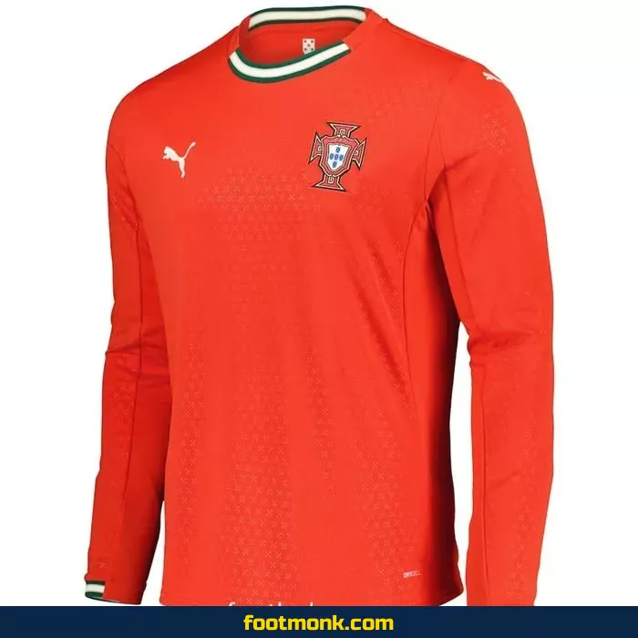 Maillot Portugal 2025 domicile manches longues