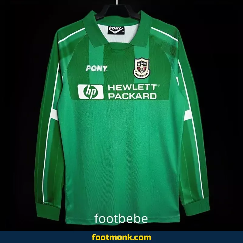 Maillot Tottenham vintage 1997 1999 gardien de but manches longues