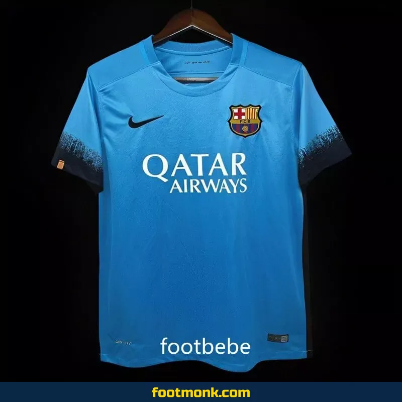 Maillot Vintage Barcelone 2015 2016 Third bleu
