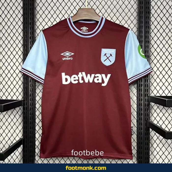 Maillot West Ham United 2024 2025 domicile