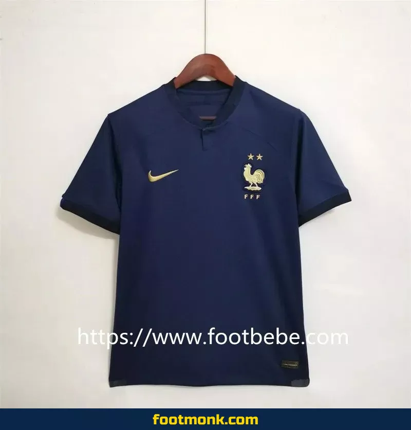 Maillot de foot France Coupe du monde 2022 domicile