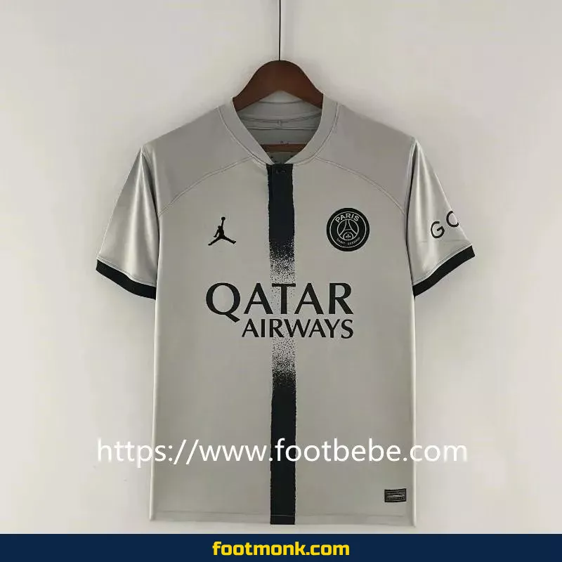 Maillot de foot PSG Jordan 2022 2023 exterieur Blanc