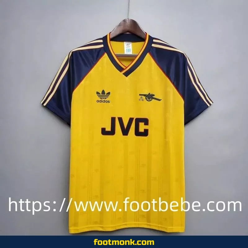 Maillot de foot vintage Arsenal 1986 1988 exterieur