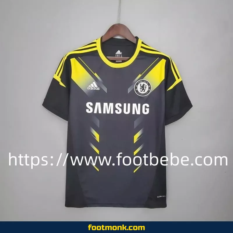 Maillot de foot vintage Chelsea 2012 2013 third noir