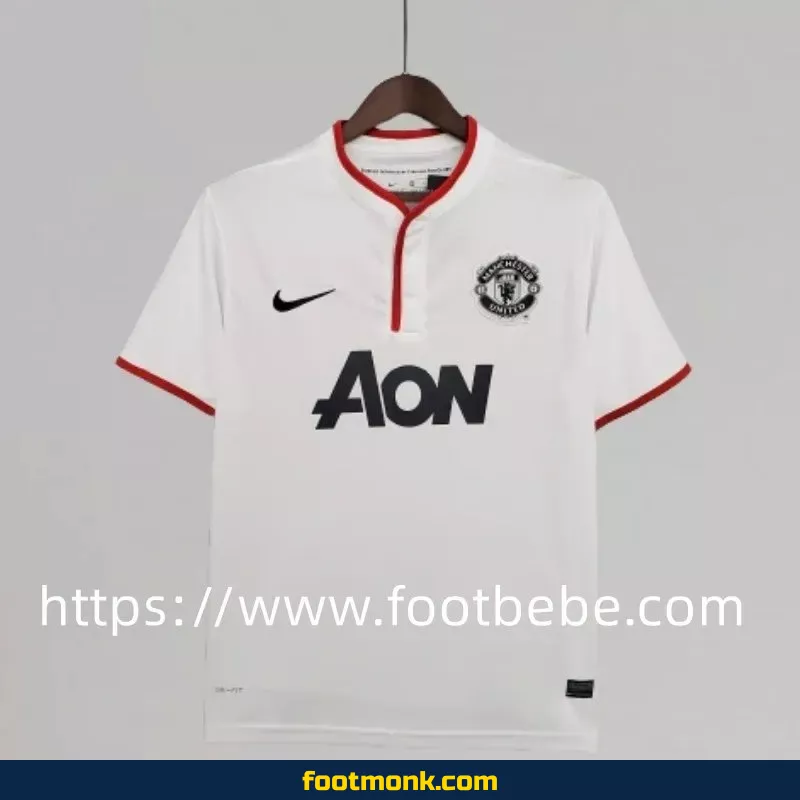 Maillot de foot vintage Manchester United  2013 2014 exterieur