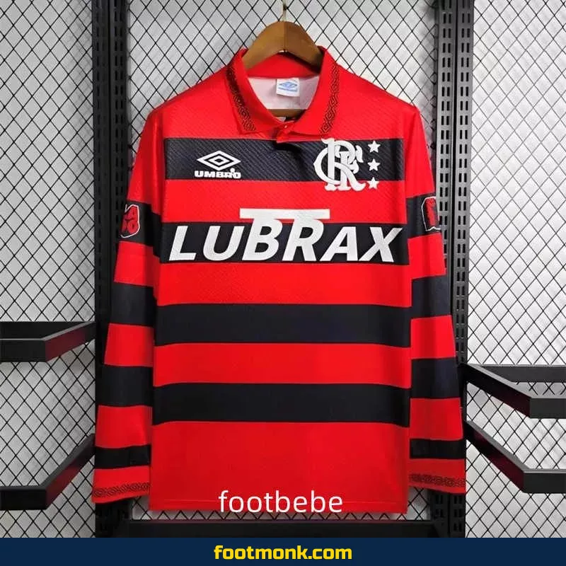 Maillot flamengo Vintage 1994 1995 home manches longues