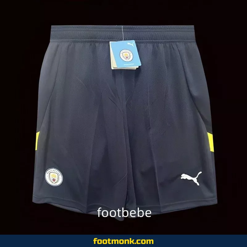 Short de foot Manchester City 2024 2025 exterieur